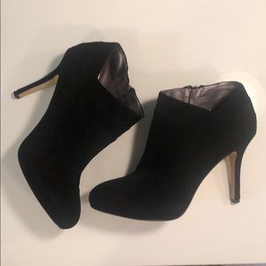 Via Spiga Black Suede Booties